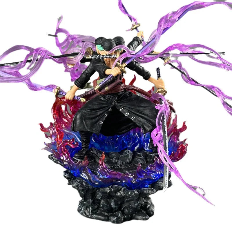 24cm One Piece Anime Onigashima Asura Ninjiru Sauron Action Figure Model Toys Pvc Statue Doll Collection Decoration Toys Gift