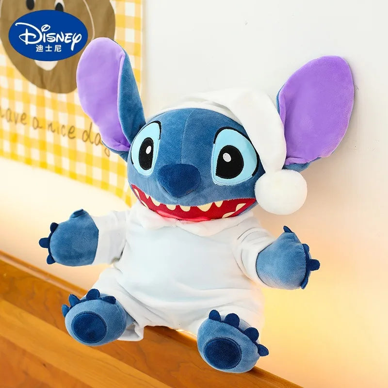 40/50/70cm Super Big Size Pajamas Stitch Disney Anime Plush Stuffed Doll Kawaii Room Decor Lilo & Stitch Plushies Holiday Gift