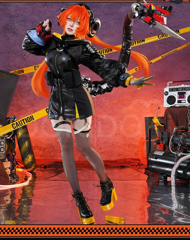 Orphie Cosplay Costume Game Zenless Zone Zero【S-2XL】DokiDoki-R Women Costume ZZZ Orphie Cosplay Suit Tail Halloween Plus Size