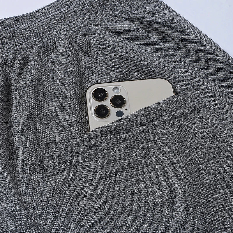 Chrlck Men’s Tight Sweatpants Straight Jogging Pants Casual Sport Running Trousers Spring Summer