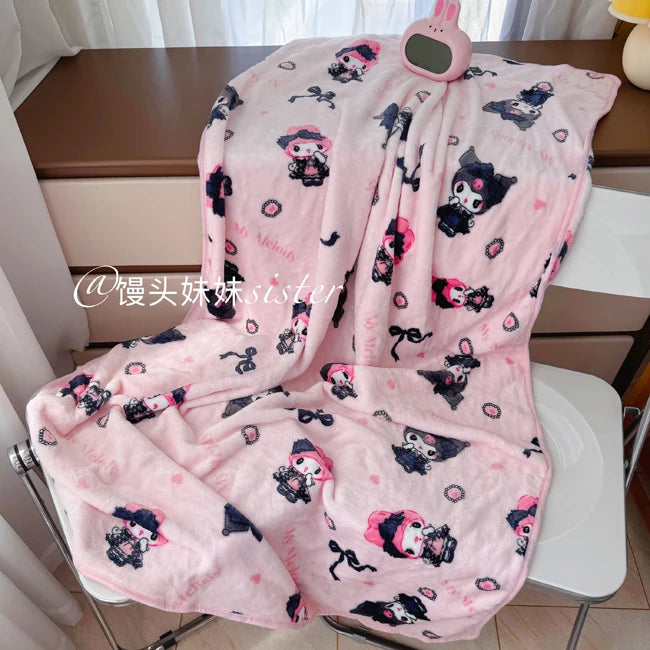 Sanrio Lolita My Melody Headrest Back Cushion Car Seat Belt Cover Stuffed Anime Kuromi Cuddly Pillow Plushies Xmas Gifts Girl