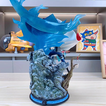 Naruto Anime Figure GK Hatake Kakashi 37cm Action Figure PVC Cartoon Characters Desktop Ornaments Friends Birthday Gifts Toys