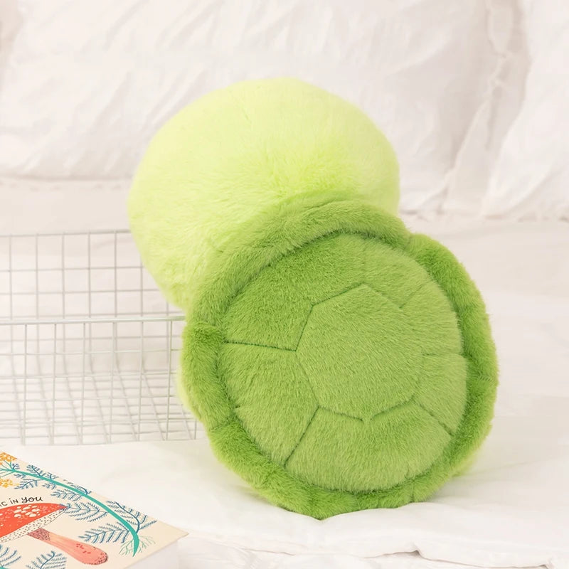 30/40cm Cute Green Turtle Plushies Hug Pillow Big Eyes Kawaii Tortoise Soft Toy Birthday Gift For Girl Friend Sleep Companion