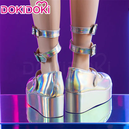 IN STOCK KAngel Cosplay Shoes Game NEEDY GIRL OVERDOSE Cosplay DokiDoki Women Cute Cosplay KAngel Shoes