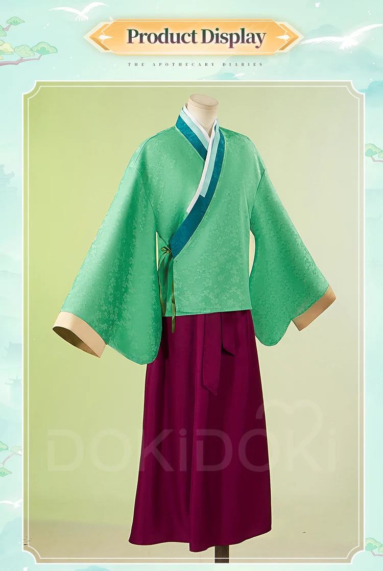 IN STOCK Maomao Jinshi Cosplay Costume Anime The Apothecary Diaries Cosplay【S-2XL】DokiDoki-N Women Men Mao Mao Plus Size