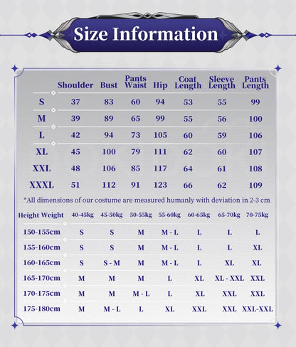 Flins Cosplay Costume Game Genshin Impact【S-3XL】DokiDoki-SR Kyrll Chudomirovich Flins Cosplay Men Halloween Costume Plus Size