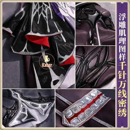 Honkai Star Rail Evernight March 7th Cosplay Costume Wig Dress Headwear Mysterious Foreign Guest Amphoreus Halloween Party Women