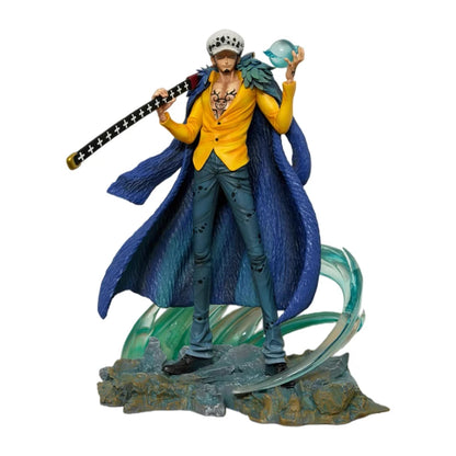 25cm Double Headed AS One Piece DXF Wano Country Trafalgar Law PVC Collection Model Dolls Toy For Gift 25cm