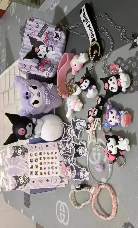 New Sanrio Hellokitty Kuromi Anime Christmas Calendar Advent Blind Boxs Halloween Countdown Diy Handmade Toys Gift For Kids Toys