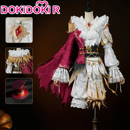 Mike Morton Cosplay Costume Game Identity V【S-3XL】DokiDoki-R Hullabaloo Mike Morton Brightest Star Clown Costume Plus Size