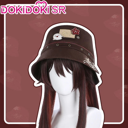 Scaramouche/Hutao/Ganyu Doujin Hat Game Genshin Impact DokiDoki-SR Cosplay Wanderer Hu Tao Ganyu Cute Bucket Hat Genshin Impact