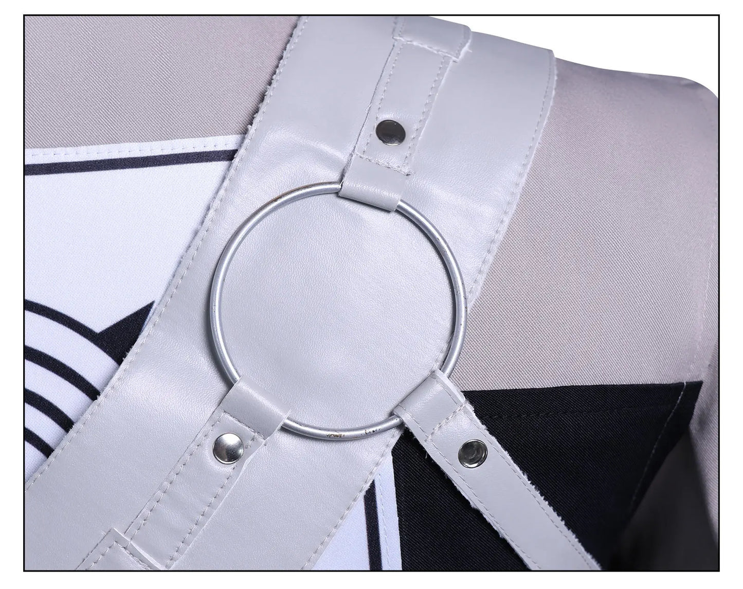 Anime Gachiakuta Zanka Nijiku Cosplay Costume Wig Uniform Earrings Akuta Cleaners Halloween Party for Women Men Carnival Props