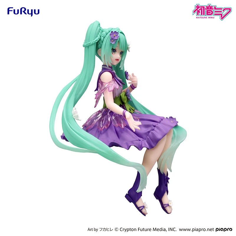FuRyu Hatsune Miku Flower Fairy Purper Cosmos 14CM PVC Model
