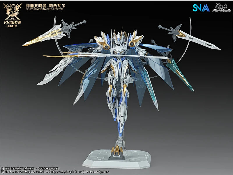 In Stock SNAA Model DIVINE INVOKER PERCIVAL 1/144 Assembly Model Kit The Round Table Knights Action Figurine Model Toy Gifts