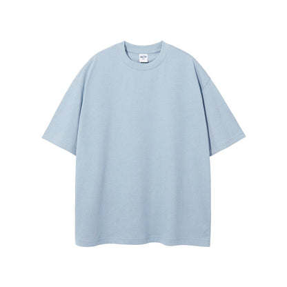 ZODF New Spring Summer Men 305gsm Cotton T Shirts Unisex Heavy Weight Oversized FG Noshrink Basic Solid T-Shirt Tees HY0165