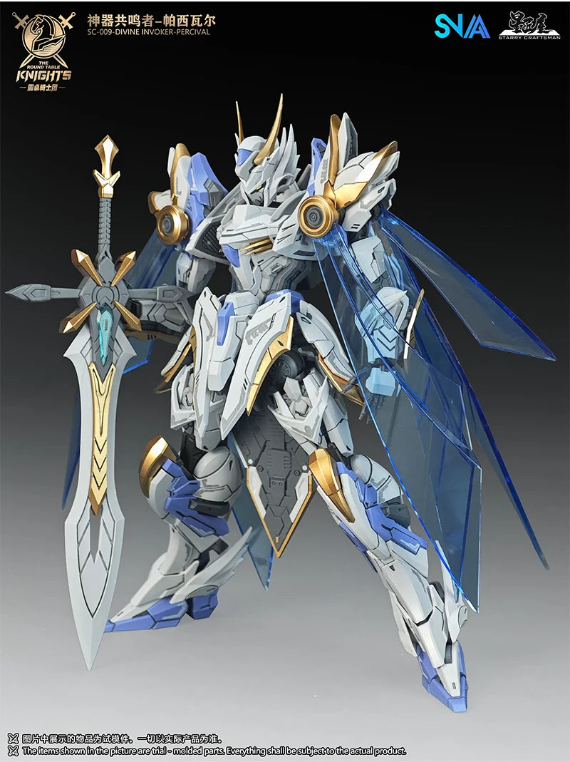 In Stock SNAA Model DIVINE INVOKER PERCIVAL 1/144 Assembly Model Kit The Round Table Knights Action Figurine Model Toy Gifts