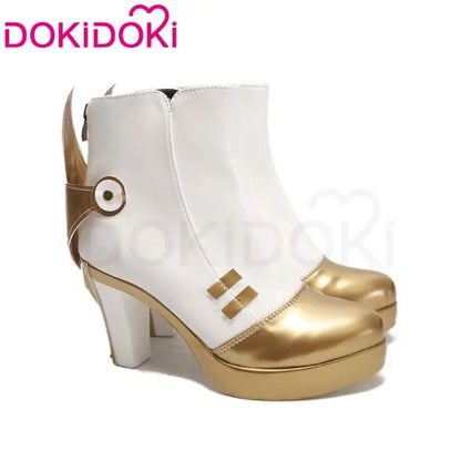 Sandrone Nefer Ineffa Aino Cosplay Shoes Game Genshin Impact DokiDoki Women Boots Aino Yellow Slippers Ineffa Cosplay Shoes