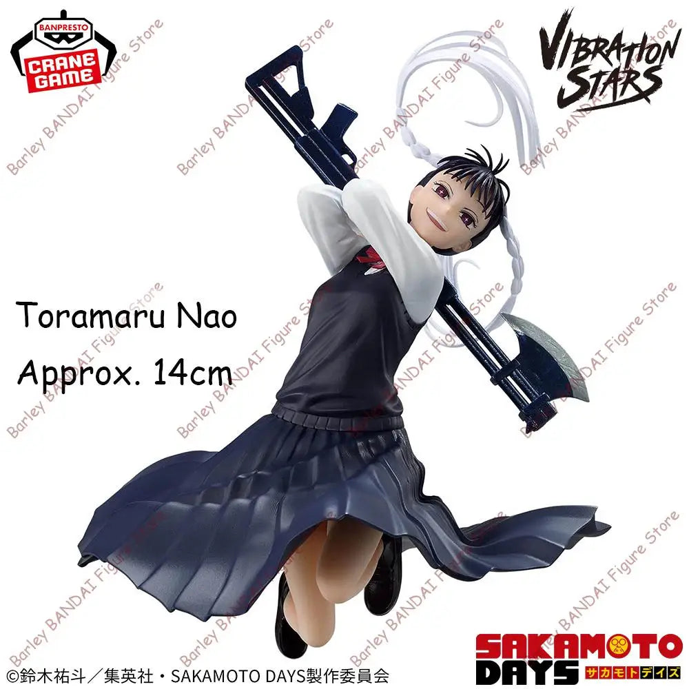 Banpresto Sakamoto Days Seba Mafuyu Toramaru Nao 14-18cm PVC Model