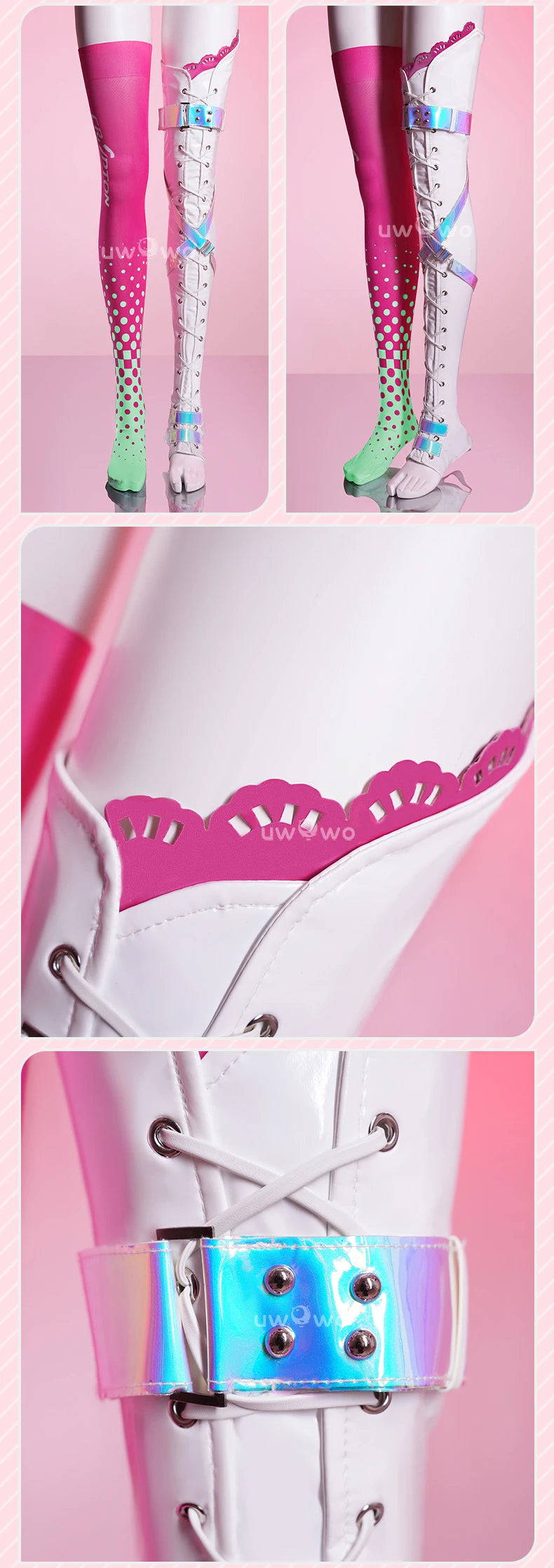 UWOWO Collab Series: V Singerr 2025 Racing Ver Cosplay Costume Summer Dress Halloween Costume