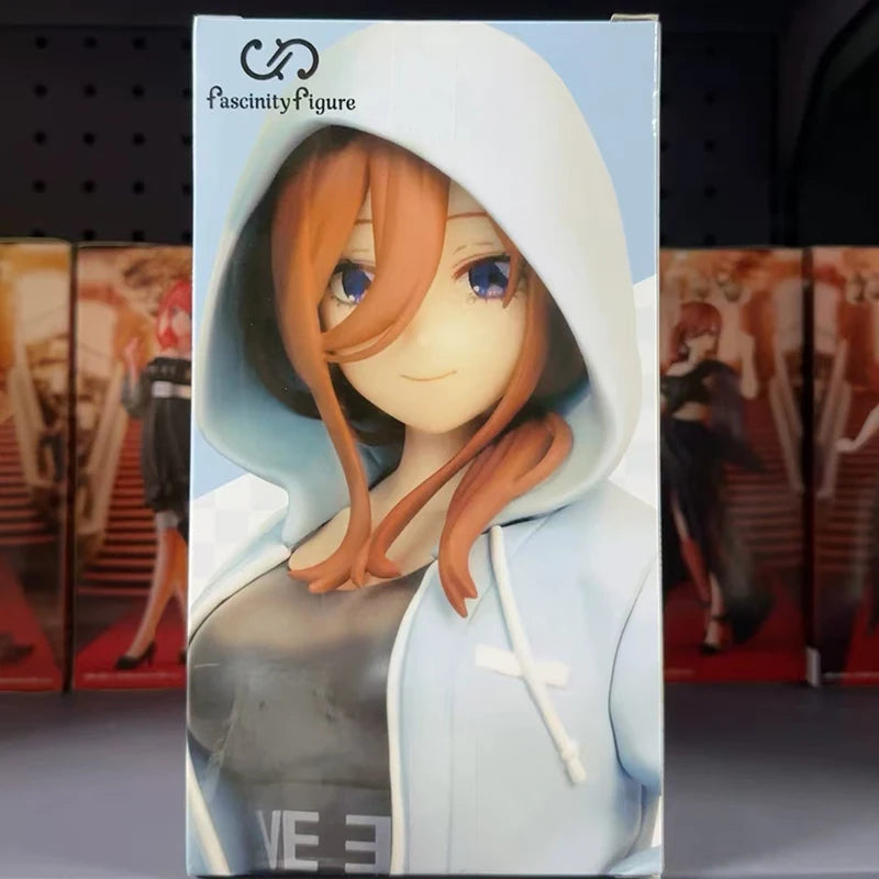 Bandai Fukuya Fascinity The Quintessential Quintuplets Ichika Nino Miku Yotsuba Itsuki 17CM PVC Model
