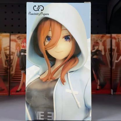 Bandai Fukuya Fascinity The Quintessential Quintuplets Ichika Nino Miku Yotsuba Itsuki 17CM PVC Model