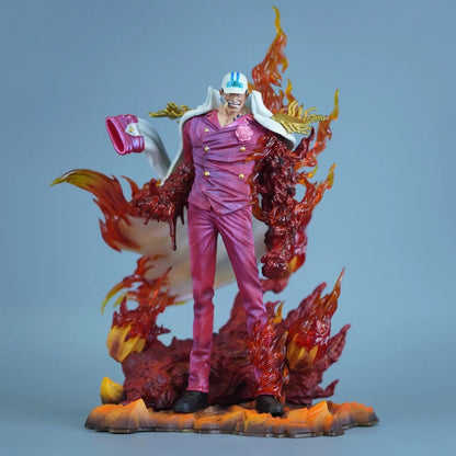 34cm Anime One Piece Sakazuki PVC Action Figure Statue Desktop Ornament Model Toy Gift