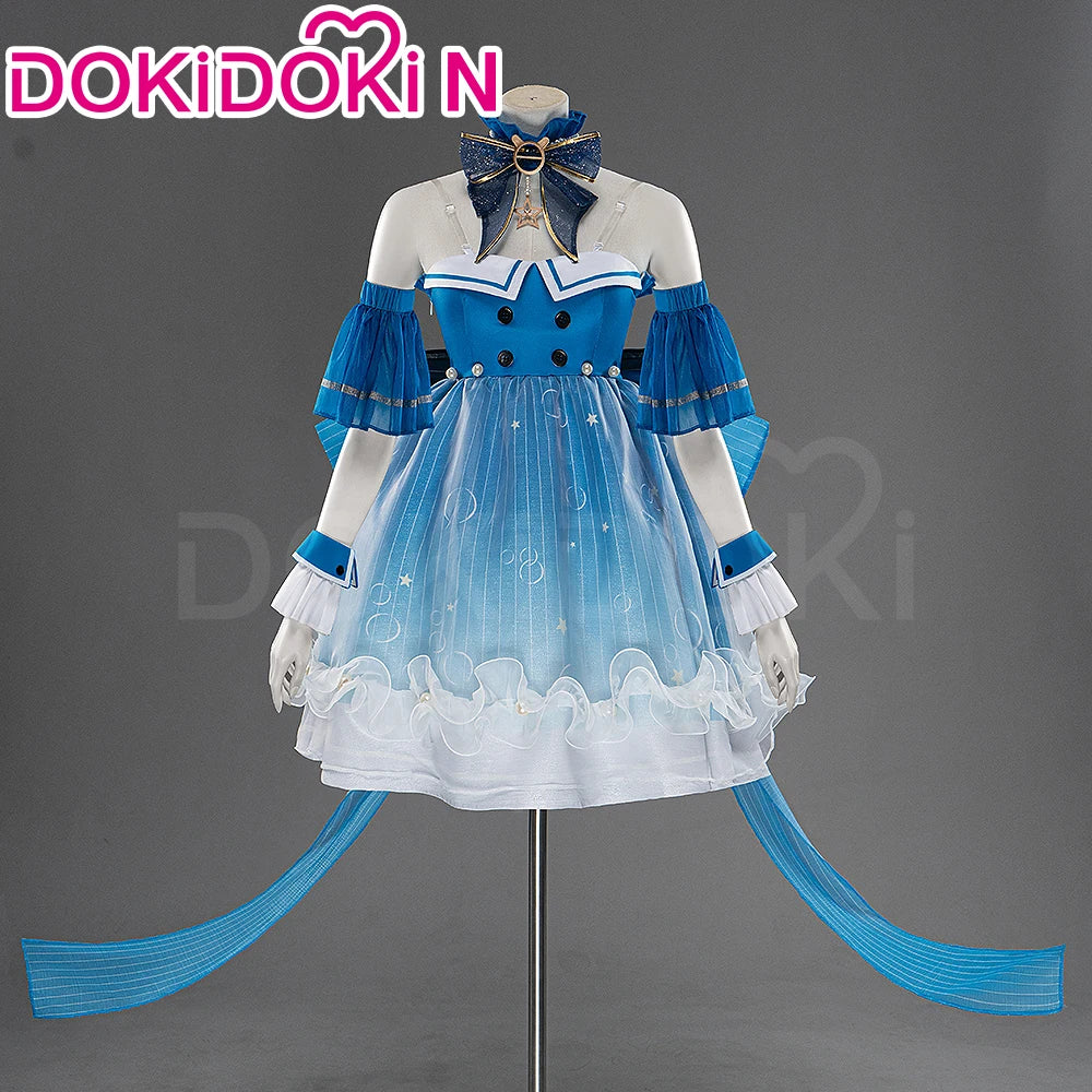 IN STOCK Nikki Cosplay Costume Game Infinity Nikki【S-3XL】DokiDoki-N Women Pink Blue Dress Nikki Cosplay Plus Size