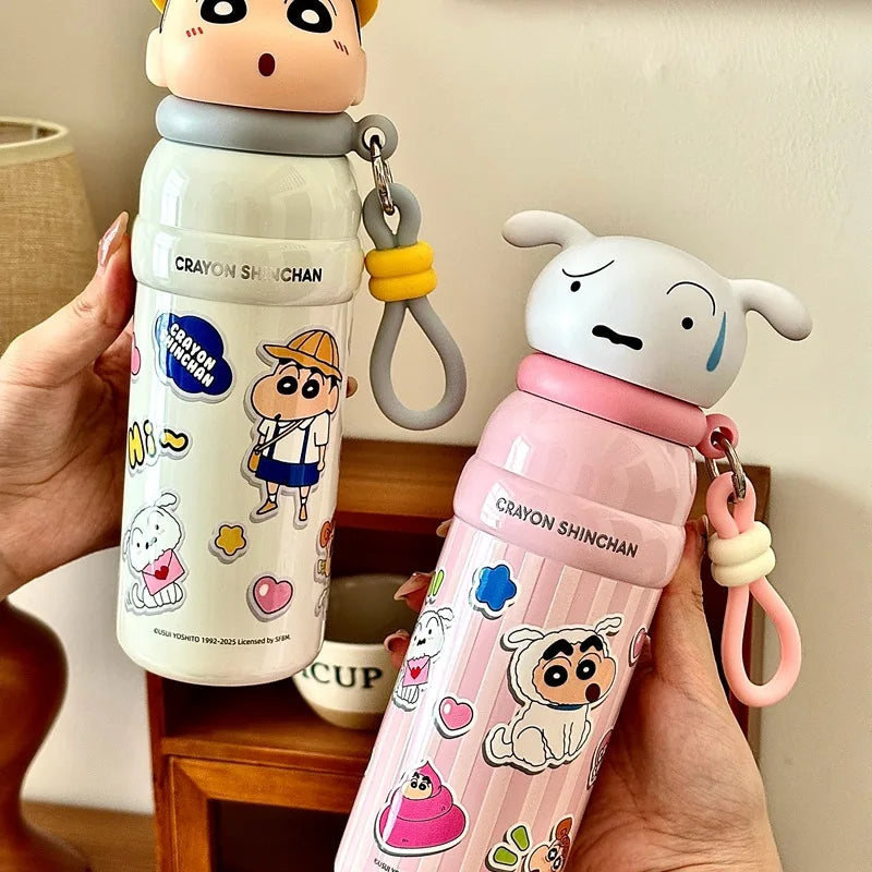 Original Crayon Xiaoxin Insulated Cup Blind Box Cute Large Capacity Portable Water Cup Christmas Surprise Girl Gift Mystery Box