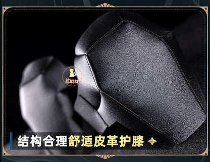 Arknights Ulpianus Cosplay Costume Wig Staring Into The Abyss Uniform New Skin Headwear Mask Halloween Party for Women Men Girls