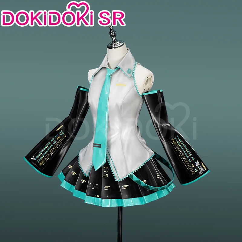 IN STOCK Mikuu Cosplay Costume DokiDoki-SR Mikku Cosplay Women Cute Short Dress Costume Mikuu Cosplay Uniform Halloween