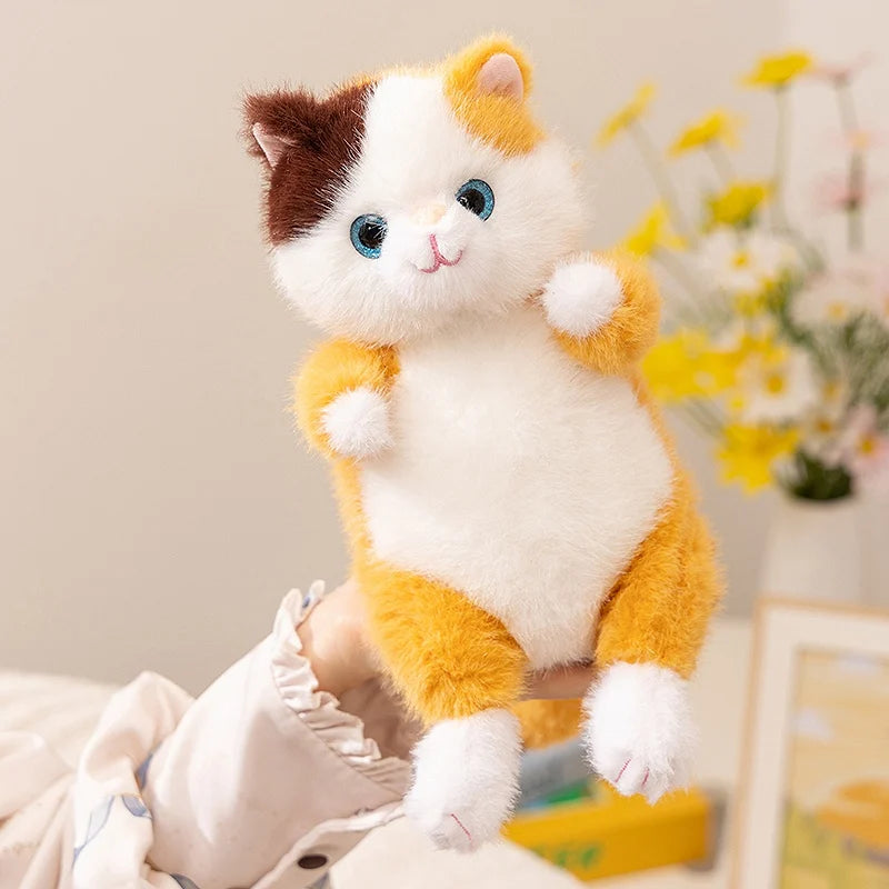Cute Simulated Sitting Cat Plush Toy 20/30cm Stuffed Animal Soft Toys For Kids And Adults Fluffy Pet Cats Plushies