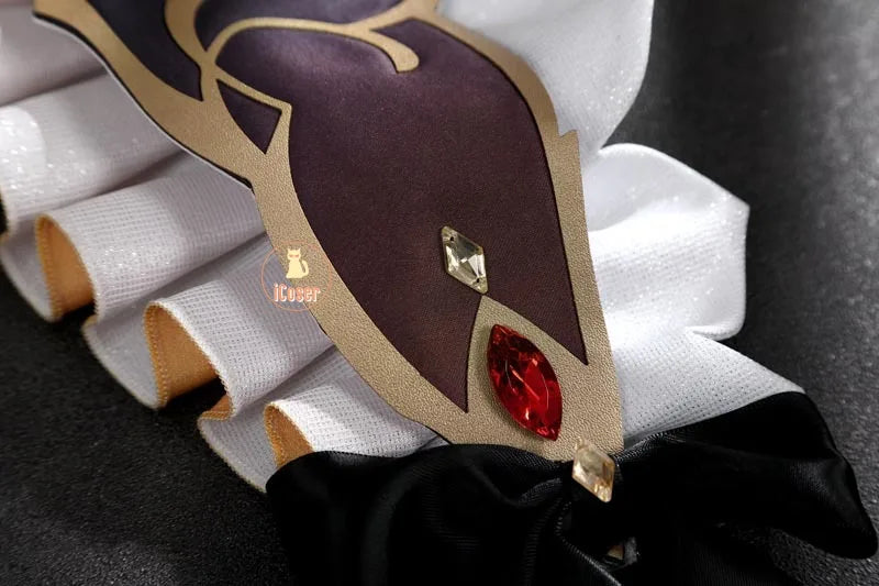 Genshin Impact Sandrone Cosplay Costume Wig Marionette Dress Headwear Eleven Fatui Harbingers Halloween Women Girls Role Play