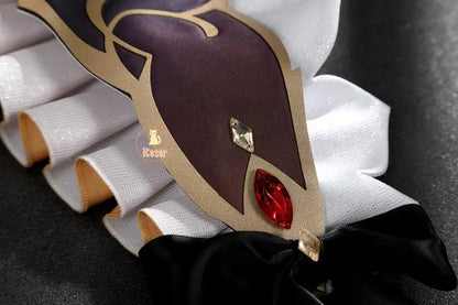 Genshin Impact Sandrone Cosplay Costume Wig Marionette Dress Headwear Eleven Fatui Harbingers Halloween Women Girls Role Play