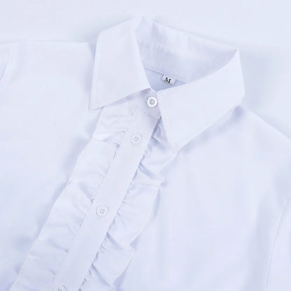 Anime Rock Is A Lady's Modesty Otoha Kurogane Cosplay Costume Wig JK Skirt Lilisa Suzunomiya Halloween for Women Carnival iCoser