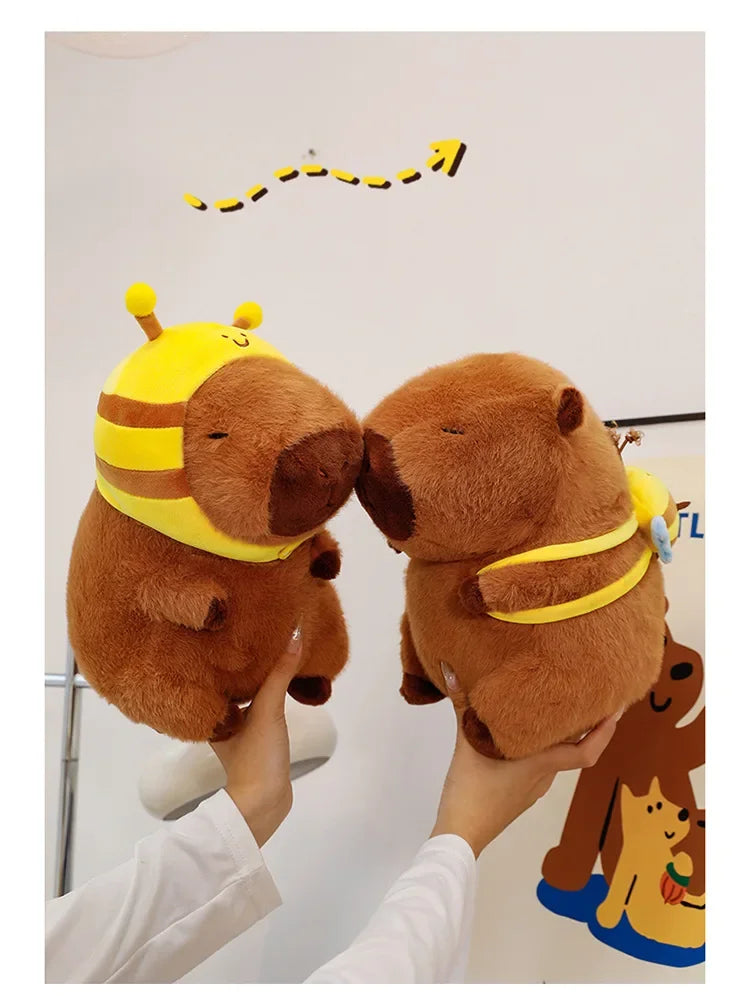 50cm Capybara Plush Simulation Capibara Anime Fluffty Toy Cute Doll Stuffed Animals Soft Doll Plush  Children's Birthday Gifts