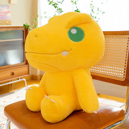 45/55/70cm Big Size Agumon Digimon Adventure Anime Plush Stuffed Doll Kawaii Decoration Plushies Children Pillow Holiday Gift