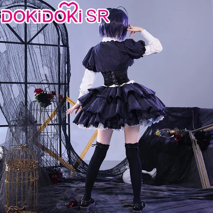 IN STOCK Takanashi Rikka Cosplay Costume Anime Love, Chunibyo & Other Delusions DokiDoki-SR Rikka Lolita Dress Gothic Costume