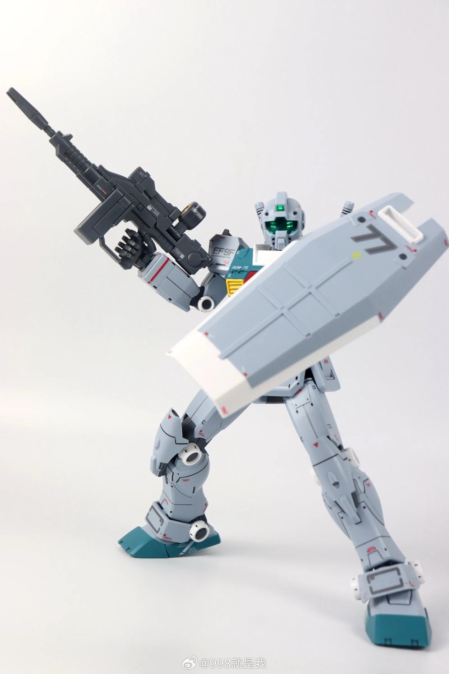 In Stock FDJ Model SLEGGAR GM 1/72 RGM-79 Assembly Model Kit Toys Action Figure Plastic Model Kits Toy Collectible Robot Gift