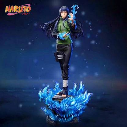 34cm Anime NARUTO Hyuga Hinata PVC Action Figure Statue Desktop Ornament Model Toy Gift