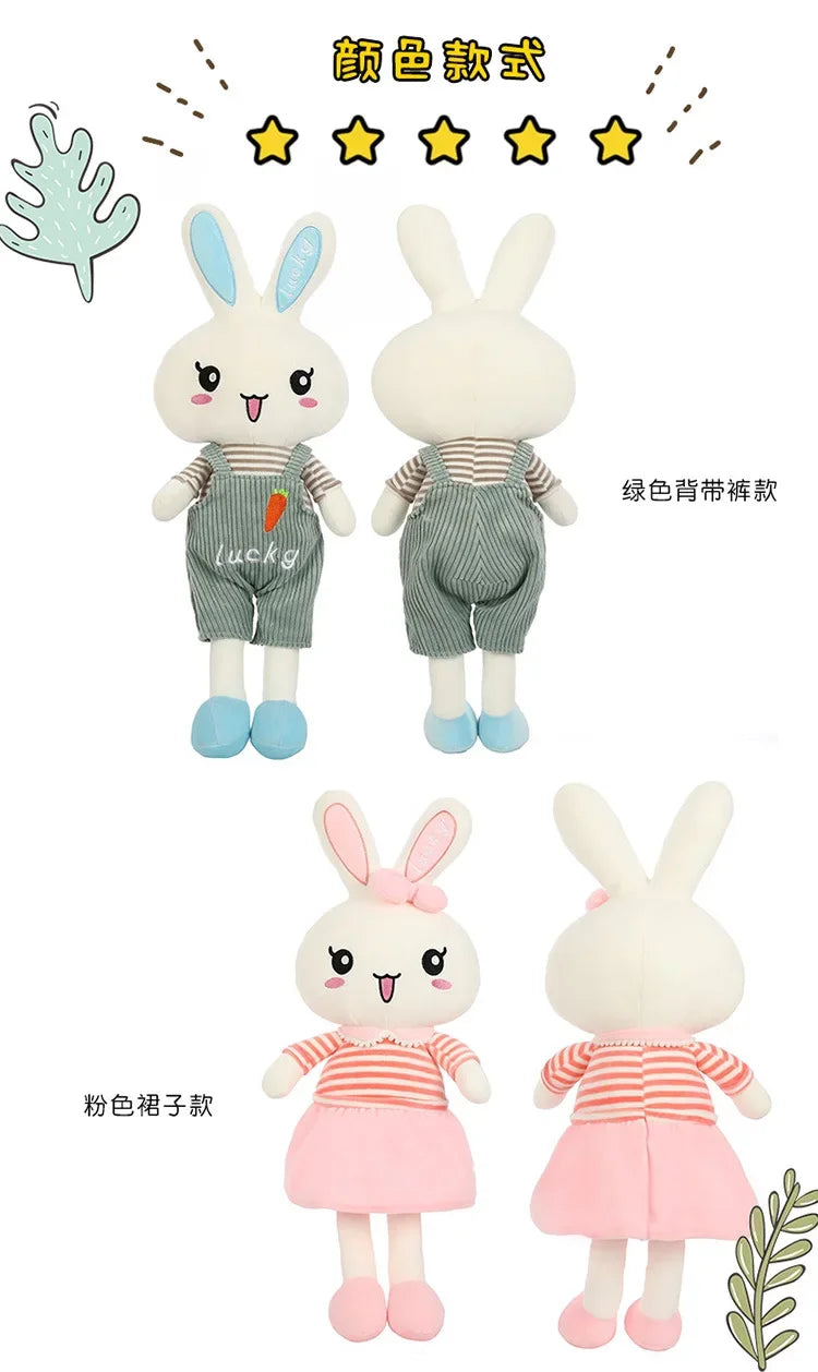45-130cm Cute Long Legs Rabbit Plush Toy Stuffed Soft Animal Bunny Doll Baby Kids Toys Birthday Gift Christmas Present for Girl