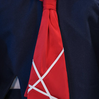 Wuthering Waves Chisa Cosplay Costume Wig Jacket Uniform Headwear Tattoo Sticker Socks Halloween Party for Women Girls Accessory