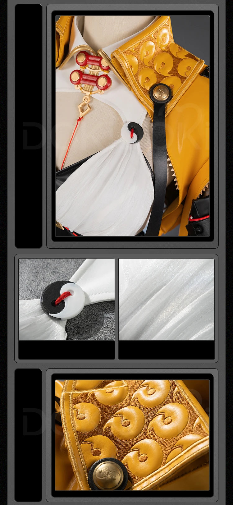 IN STOCK Yixuan Cosplay Costume Game Zenless Zone Zero DokiDoki-R ZZZ Women Black Yellow Bodysuit Yixuan Cosplay Master Costume