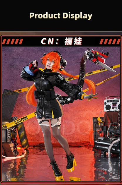 Orphie Cosplay Costume Game Zenless Zone Zero【S-2XL】DokiDoki-R Women Costume ZZZ Orphie Cosplay Suit Tail Halloween Plus Size