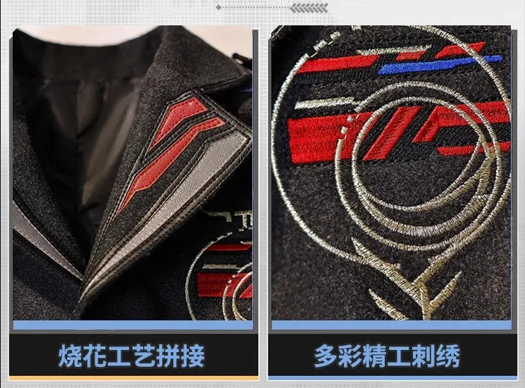 iCoser Caleb Cosplay Costume Wig Farspace Colonel Love and Deepspace Uniform Cap Halloween Party for Women Men Carnival Props