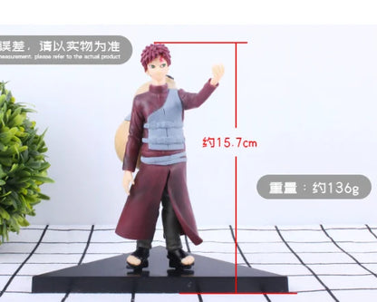 16cm Anime Figure NARUTO Figurine Gaara Figure GK PVC Statue Model Collectible Toys Gifts Japanese Dolls
