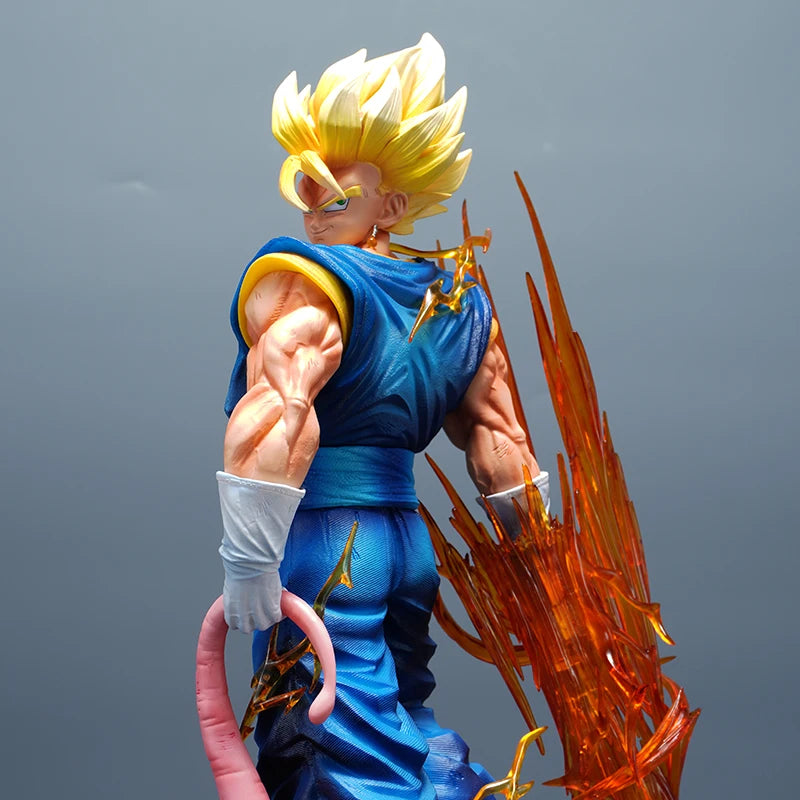 38cm Dragon Ball Yun Qi Vegetto 2.0 Anime Figure 3-Headed Model Statue Collection Desktop Decoration Fans Toys