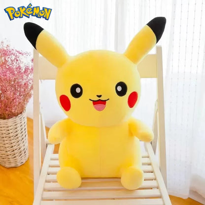 25/30/40/70CM Big Size Pokemon Pikachu Plush Cartoon Animal Stuffed Toys Kawaii Ornament Cushion Plushies Children Toy Gift