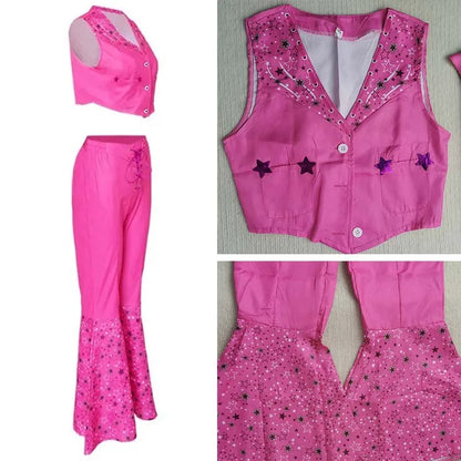 Homchee Trends Cos Barbi Costume Set Adult Cotton Polyester