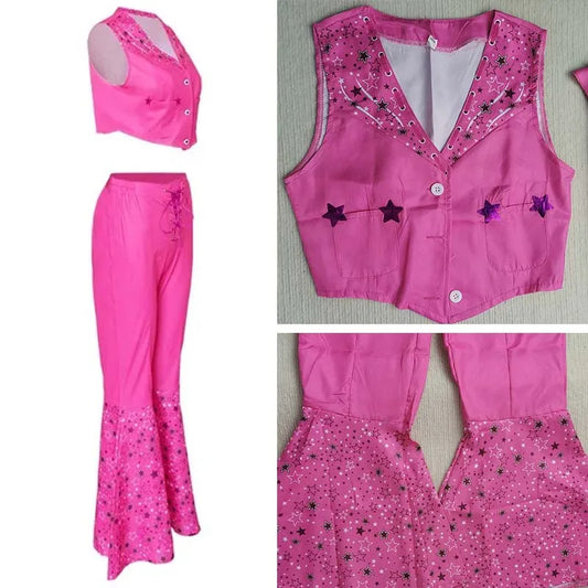 Homchee Trends Cos Barbi Costume Set Adult Cotton Polyester