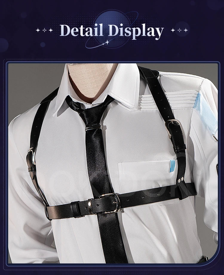 IN STOCK Sylus Rafayel Xavier Zayne Cosplay Costume Game Love and Deepspace【XS-2XL】DokiDoki-R White Grey Halloween Plus Size